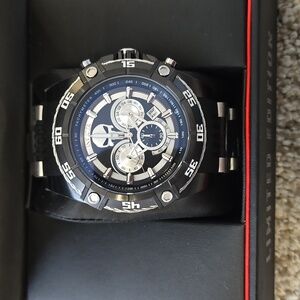 Invicta Marvel Punisher Chronograph Black and Silver Dial Quartz Men's Watch 353